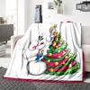 Christmas Mouse Decorates Tree Blanket Soft Throw Blanket For Home Bedroom Bed Sofa Travel Office Solid Christmas Blanket