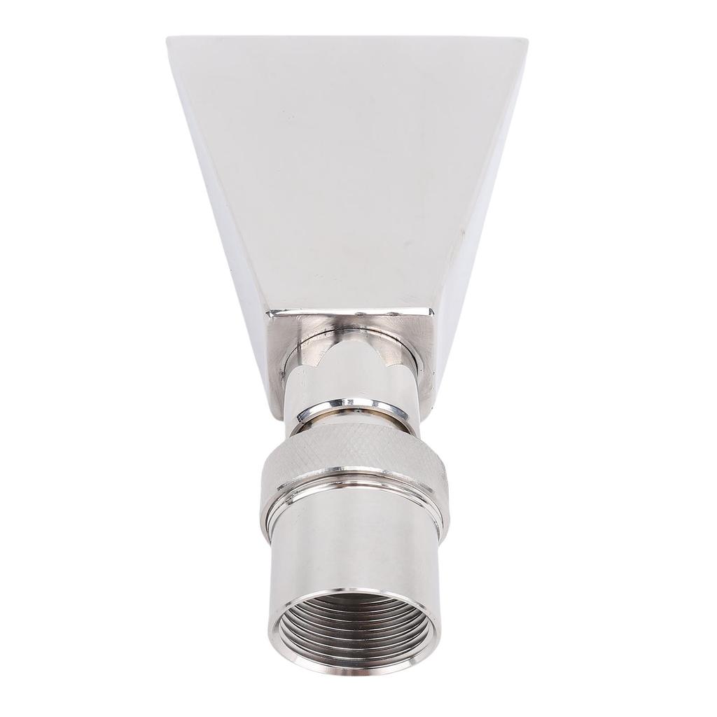 Fan Shaped Fountain Nozzle 3 4in and 1in Universal Thread Stainless Steel Fountain Pond Water Nozzle Spray Tool for