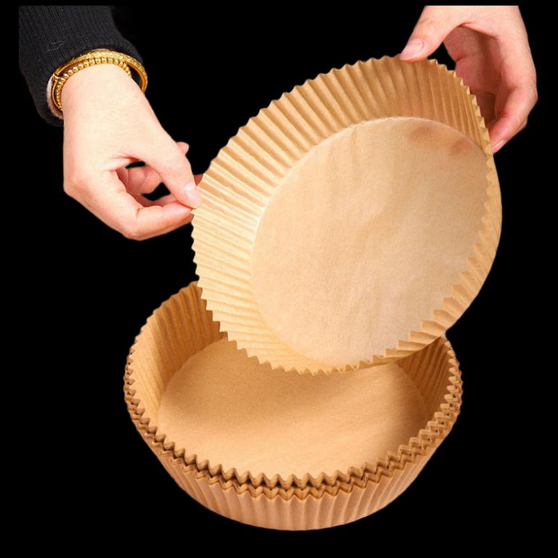 Ruhan 16cm Round Air Fryer Baking Paper (2-Pack)