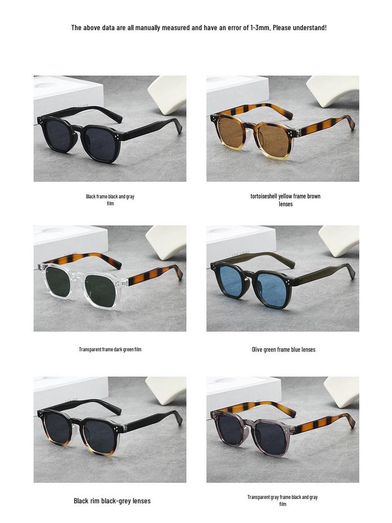 2025 Retro Oval Small Frame Sunglasses - High-End, UV Protective, Unisex Style