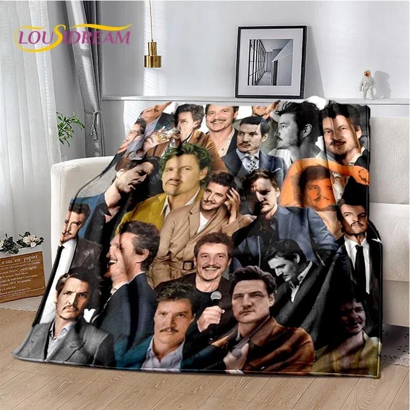 Pedro Pascal Funny Printing 29 Style Blanket,Soft Throw Blanket for Home Bedroom Bed Sofa Picnic Travel Office Cover Gifts Kids