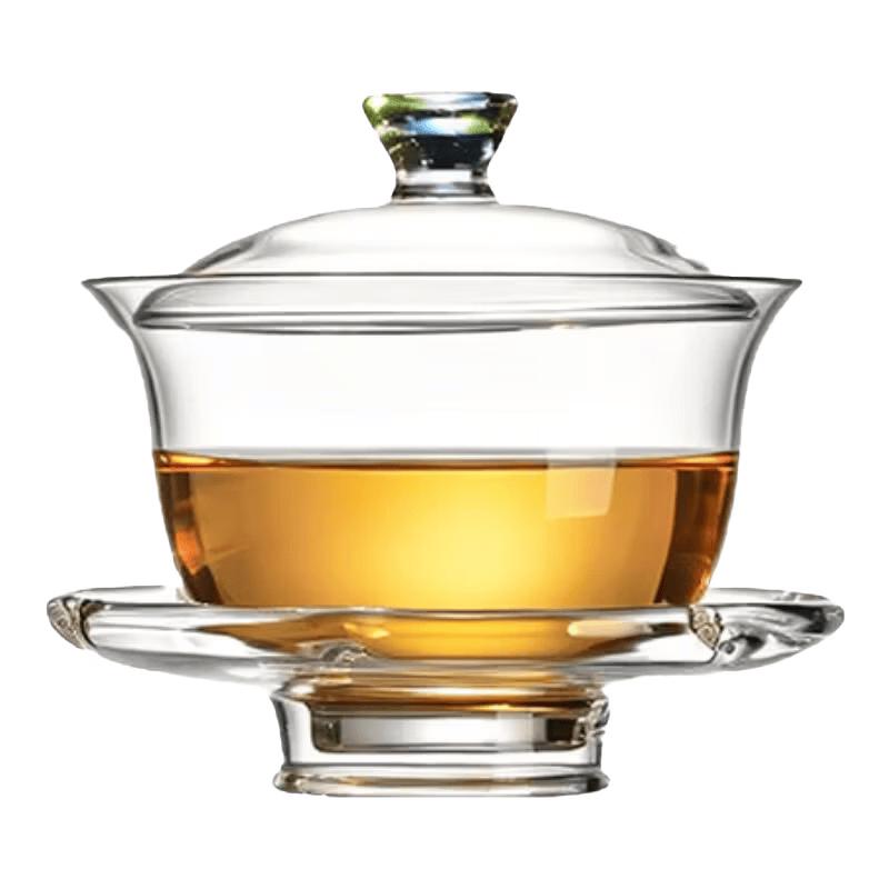Heqi Sancai Glass Gaiwan Tea Set