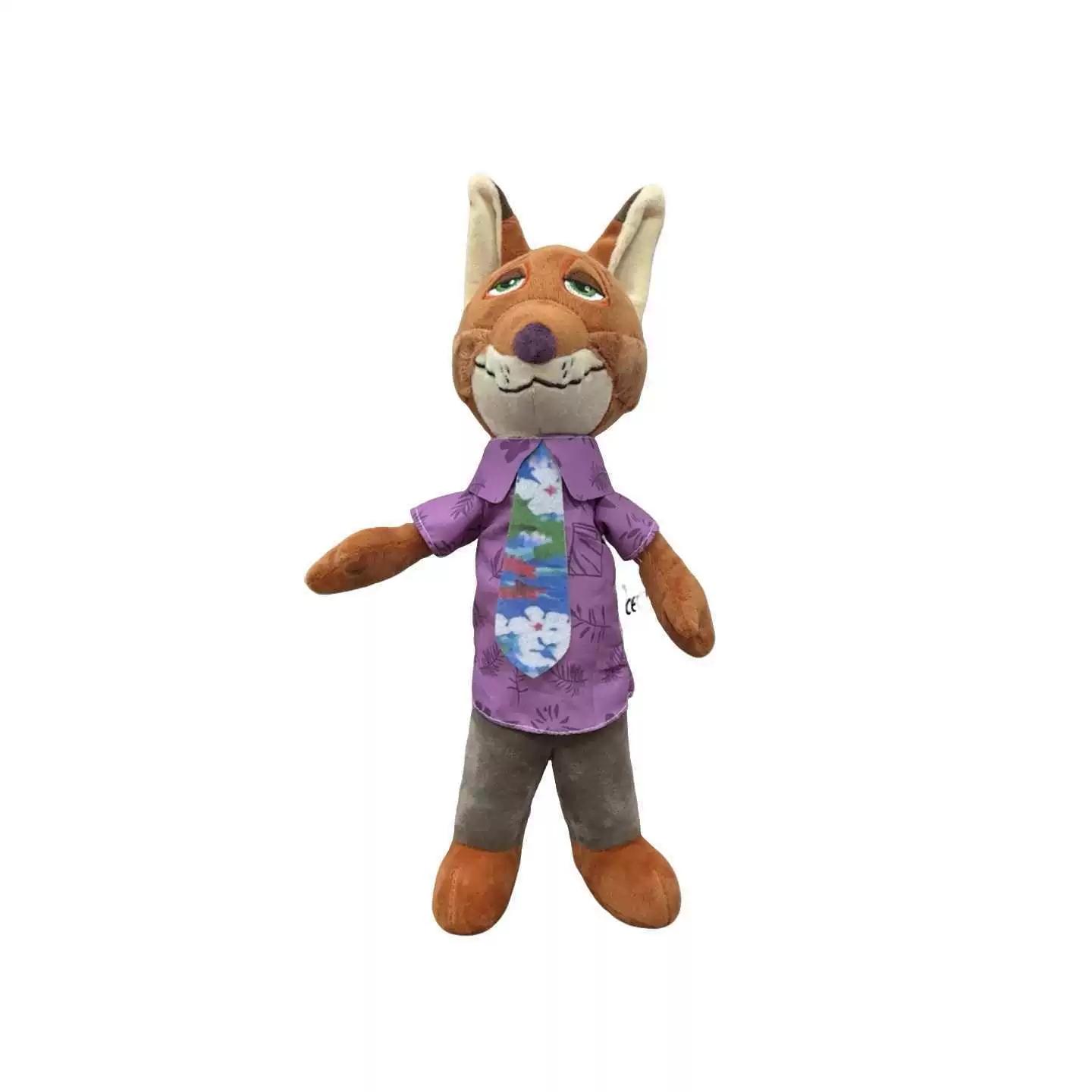 

40Cm Kawaii Zootopia Nick Wilde Judy Hopps Plush Doll Plaything Anime Latest Sofa Room Decoration Children S Birthday Present