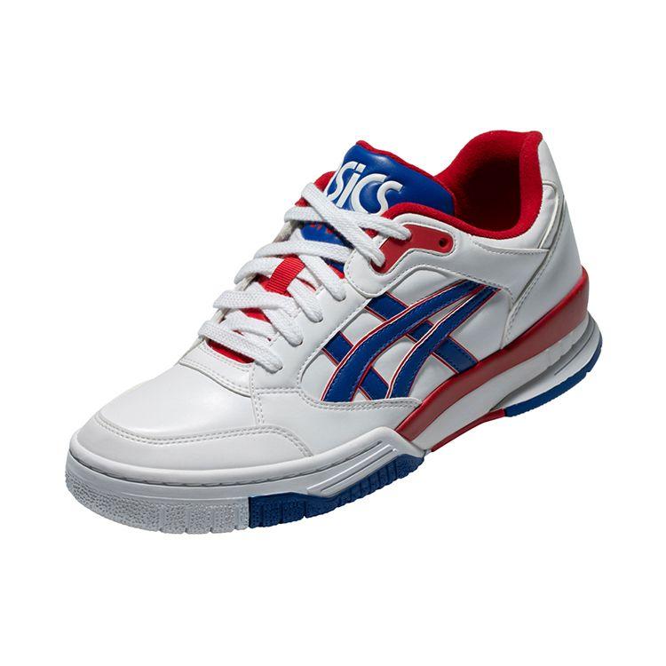 Asics Unisex GEL-SPOTLYTE LOW OG Retro Basketballschuhe Weiß Blau 1203A232-100