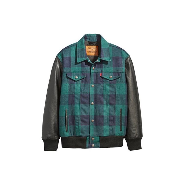 

Куртка пэчворк в клетку Levis X Justin Timberlake Мужская куртка Зеленая 59529-0000 S