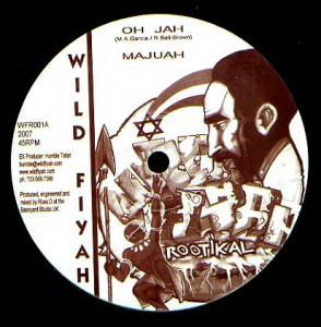 

10inch Record MAJUAH Oh Jah WFR001 Wild Fiyah 2007 US Reggae Ska Dub Used