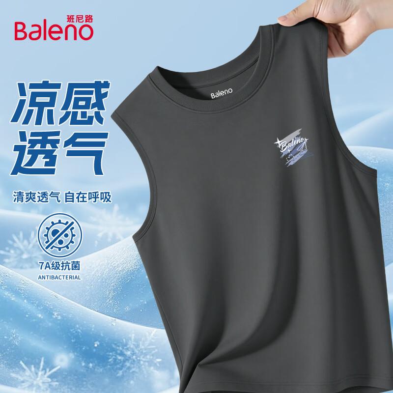 Baleno Men s Cooling Anti-bacterial Tank Top L