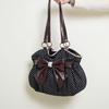 Chic Polka Dot Tote Bag Casual Commuting Vintage Women Handbags Shoulder Bag Versatile Large Capacity Dot Design Bow Sweet Bag