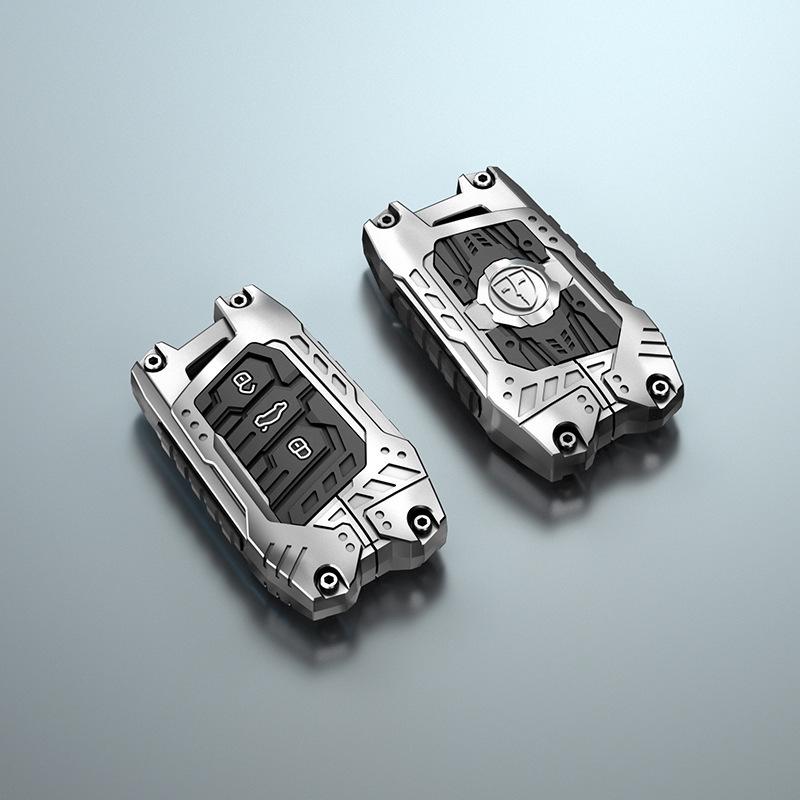 Mecha Style Key Case for Volkswagen Sagitar/Passat/Lavida - 2024 New Year Gift