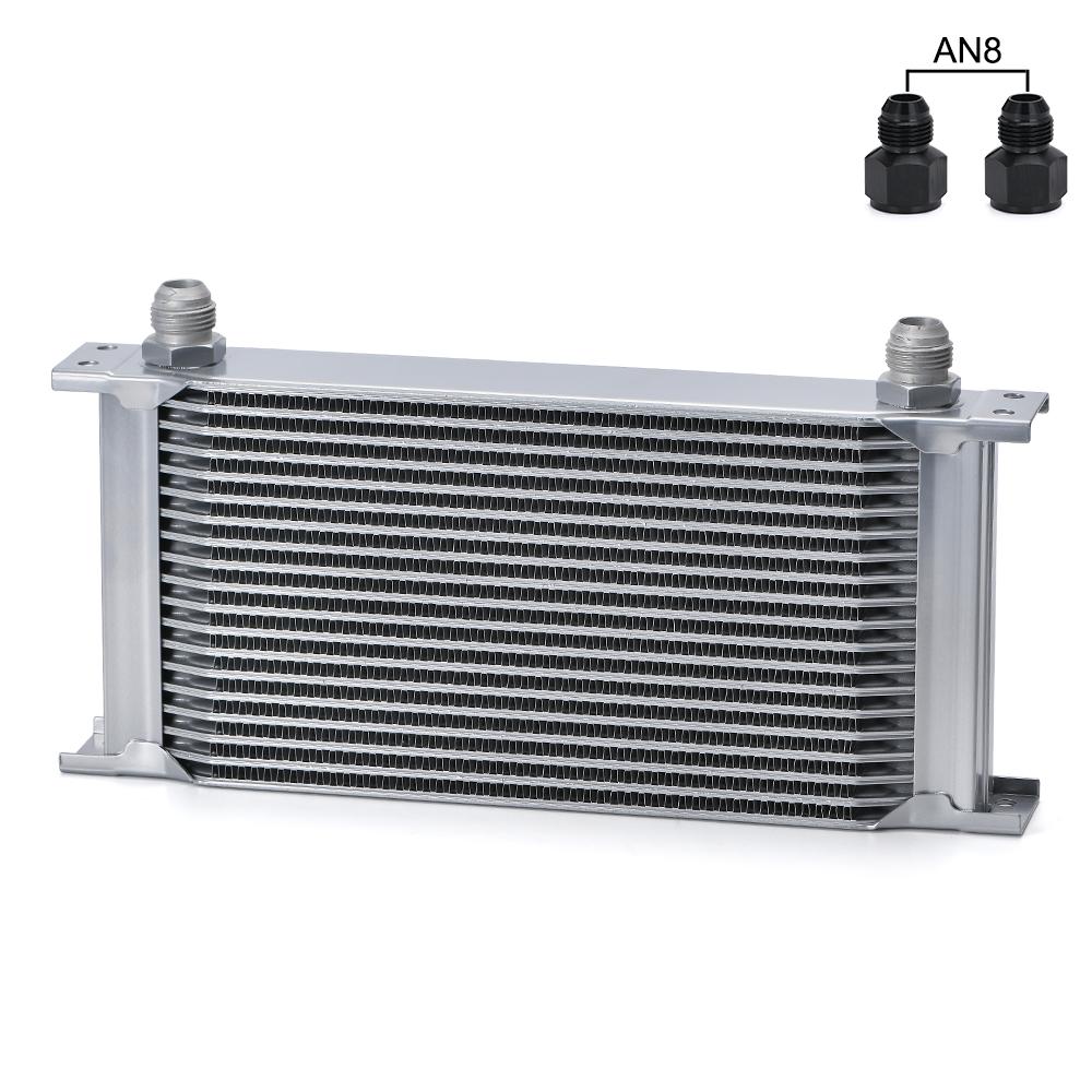 

AN10 Алюмінієвий радіатор 7/10/13/16/19/25/30 рядів британського типу автомобільного масляного радіатора двигуна Заміна радіатора охолодження Універсальний кулер 19 ROW срібний