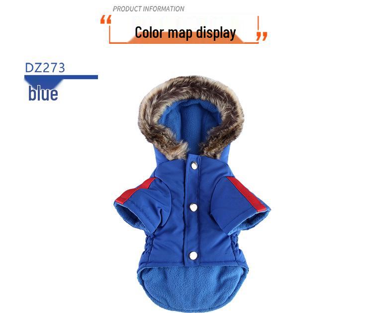 Warme Winter-Daunenweste für kleine Hunde - Schnauzer Kälteschutz Baumwollmantel