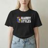 Hs Styles British Singer Unisex Unisexs T Shirts Novelty Tees Short Sleeve O Neck Tshirt 100 Cotton Birthday Gift Clothing