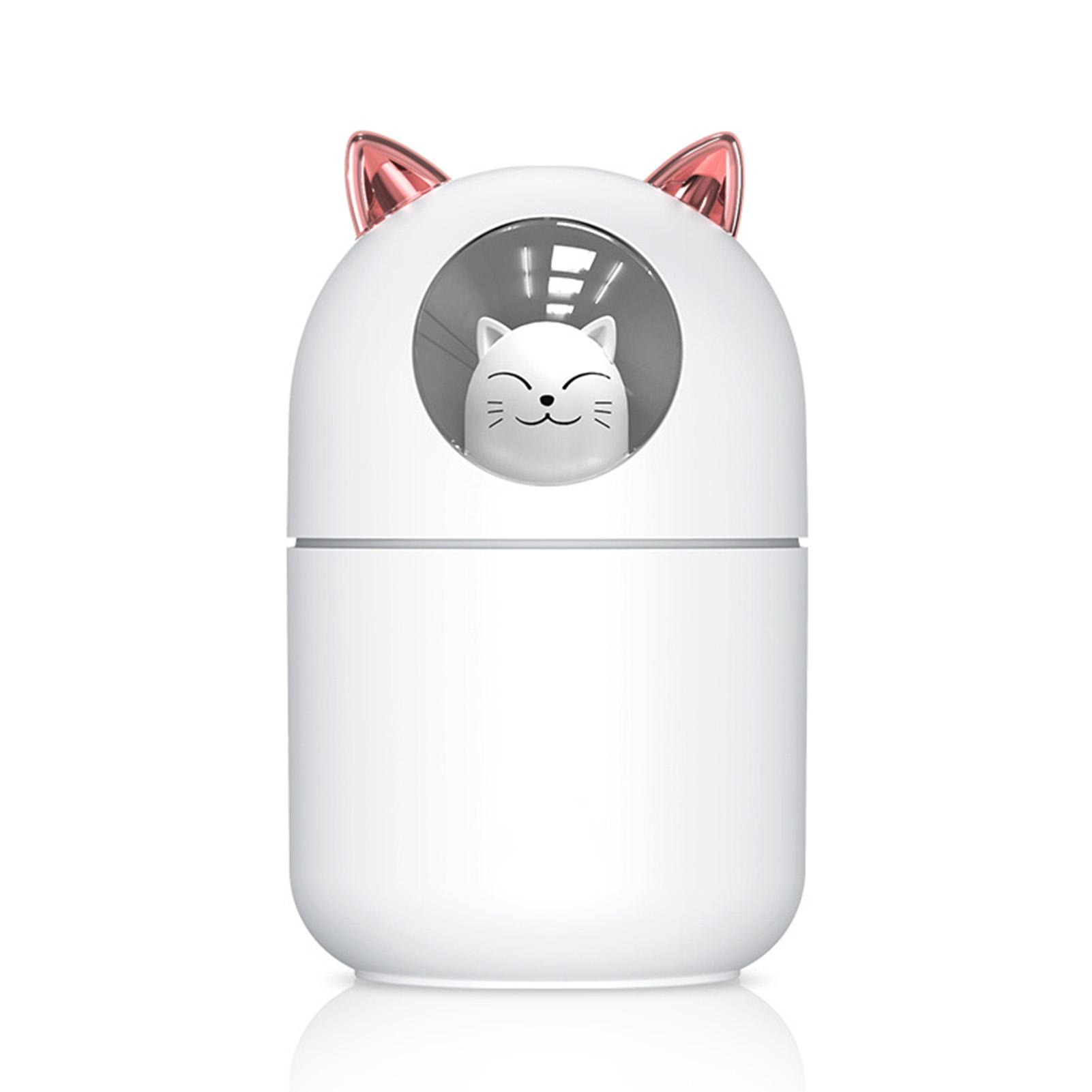 

Бесшумный портативный мини-USB увлажнитель с цветной светодиодной подсветкой для офисов, спален, автомобиля белый