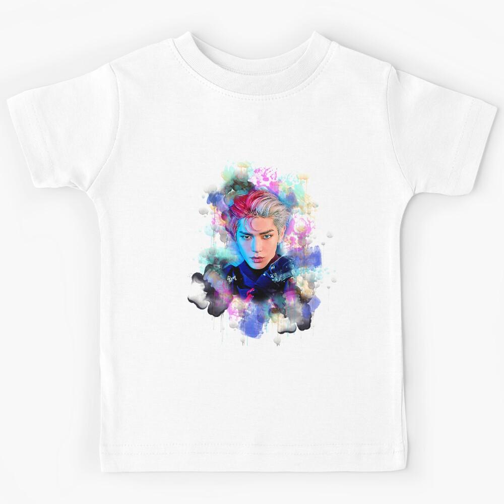 NCT 127 Taeyong colorful art Kids T-Shirt 130