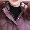 Fashion Women's Coats Winter Long Parkas Hooded Faux Fur Collar Loose Thick Warm Women Jackets