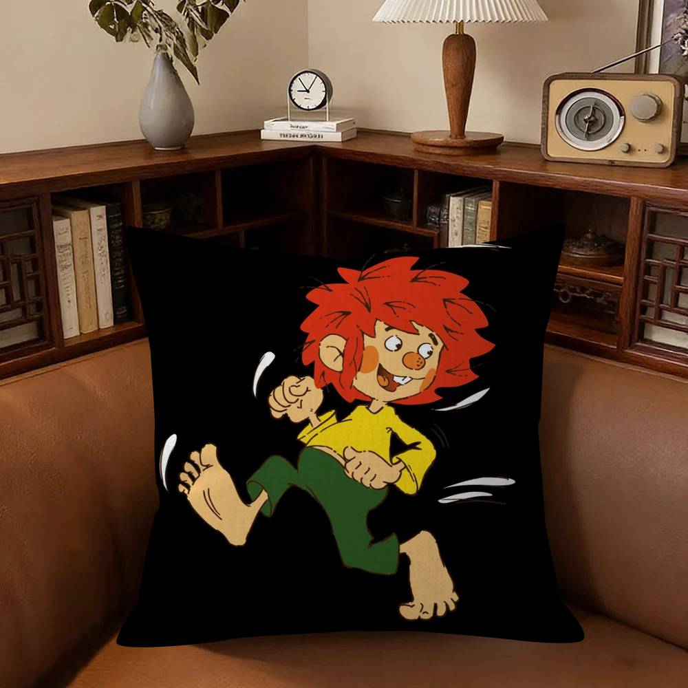 MMeister EEder und Sein PPumuckl Cushion Cover Polyester Sofa Cushions Decorative Throw Pillows Home Decoration Pillowcover