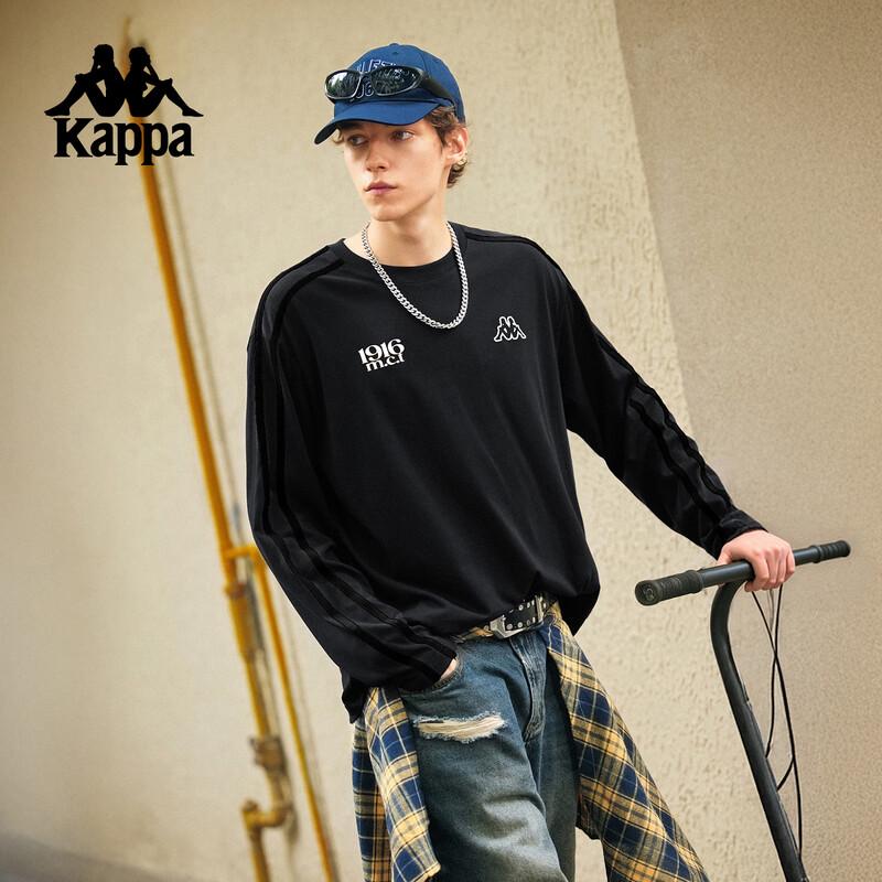 Kappa Men's Retro Stripe Long-Sleeve Sweatshirt K0FY2TC01D