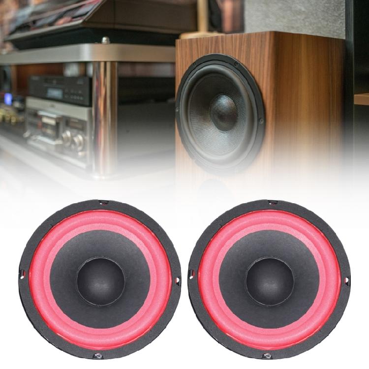 Passive Speaker Radiator With Red Rubber Surround Full Frequency Car Speaker Radiator Replacement