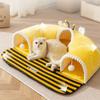 Creative Cat Tunnel Toy 2in1 Cat Bed Cat Accessories Pet Nest  Indoor Use