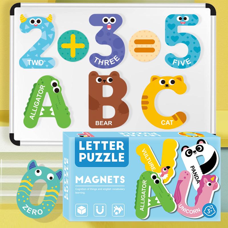 

Magnetic English Letter Puzzle Toy