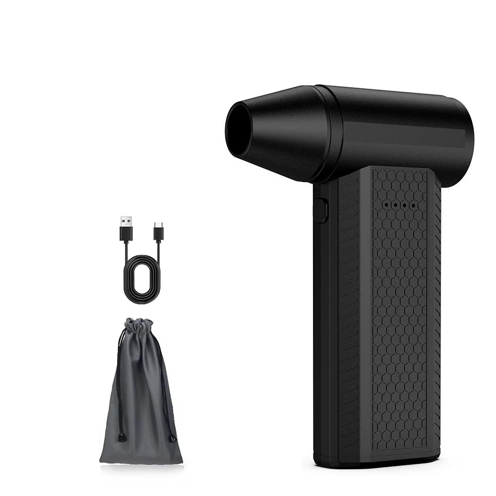 

Электрический вентилятор Violent Fan 130000 об/мин 4 скорости ветра Бесщеточный мощный пылесос Пылесос Многофункциональный автомобильный фен Компьютерный инструмент для чистки Battery Powered