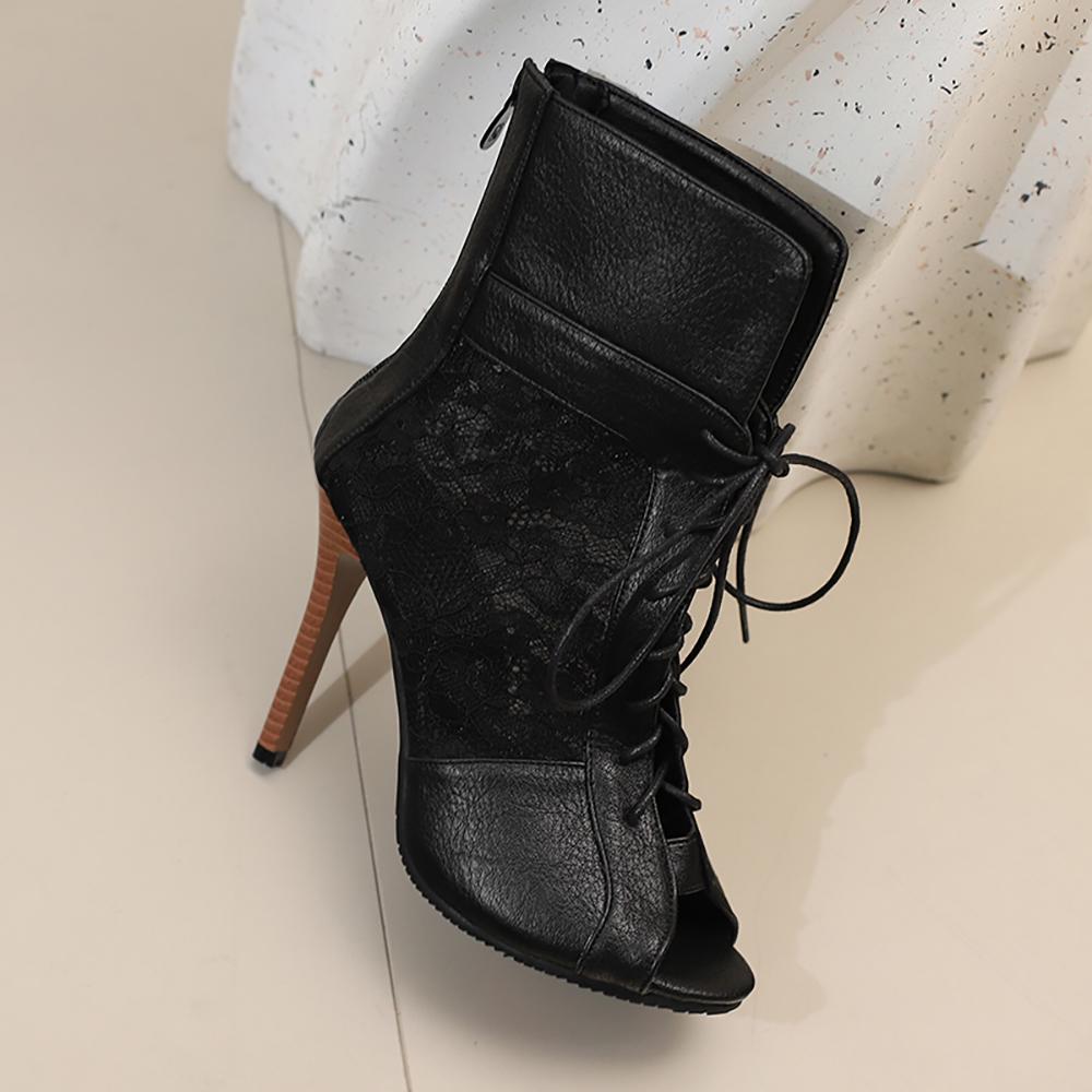 

Белые черные женские босоножки на высоком каблуке большого размера 50 48 чёрный