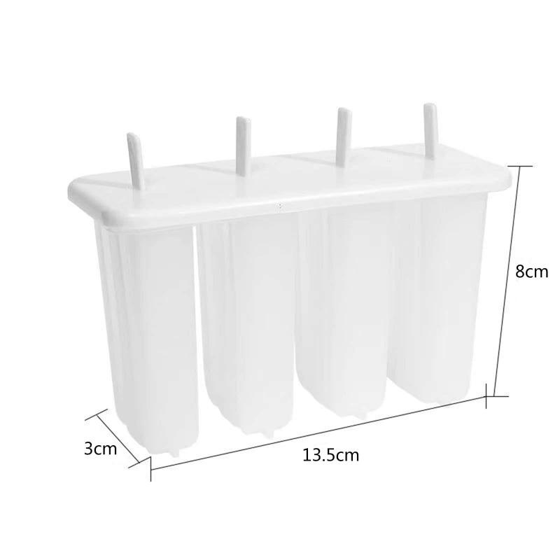 1 entry External supplies Room 4 stick popsicle mold attached Children can Popsicle mold DIY self Ice cream ice cream mold