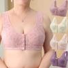 Everyday Support Bra with Wide Straps and Front Snap Closure for Easy Wear