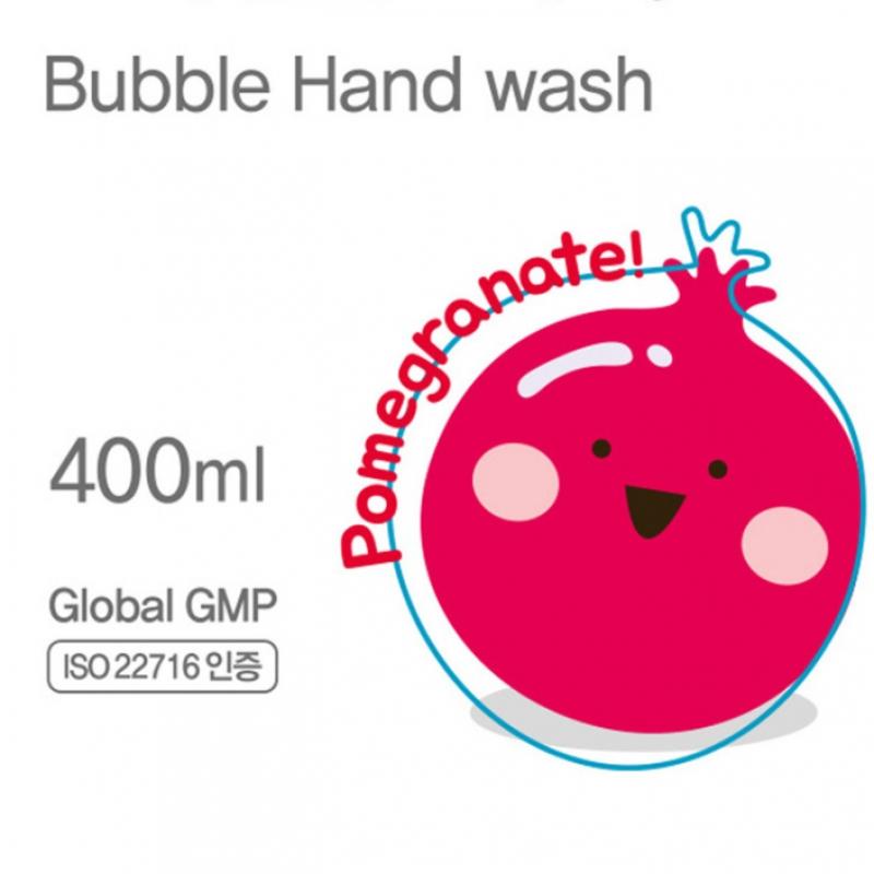 Daiso Mongle Mongle Seifenblasenseife, Granatapfelduft, 400 ml
