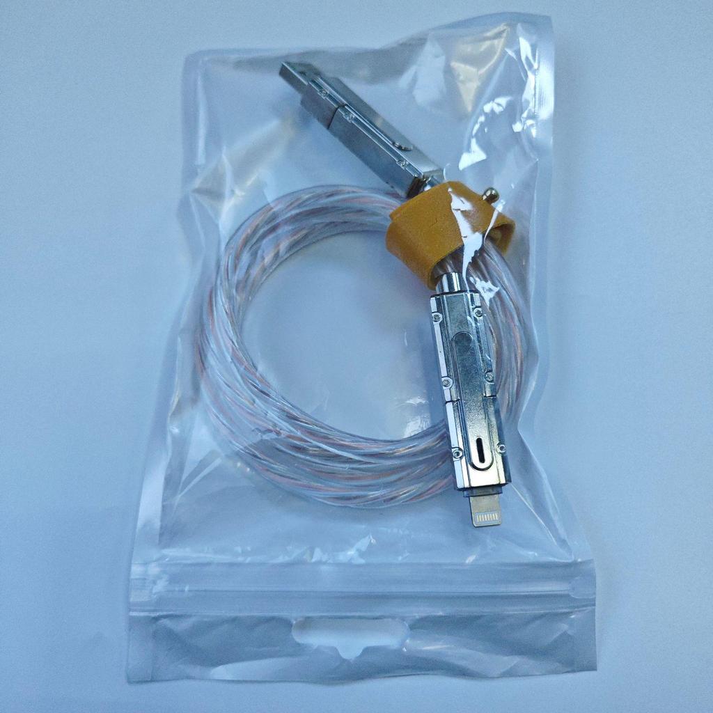 Zinc Alloy 4-in-1 Starry Sky Fast Charging Car Ambient Light Cable