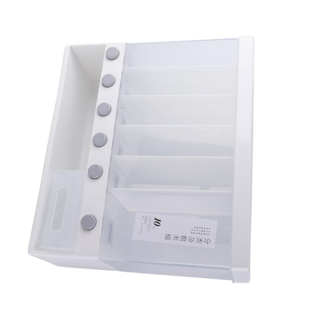 22lb Wandmontierter Trockenfutterspender Luftdichte Getreidespenderbox Reis Getreide Aufbewahrungsbehälter mit Messbecher für