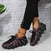 Autumn New Women 'S Sports Run Shoes Fashionable Knitted Casual Shoes Outdoor Comfortable Couple Models Shoes Plus Size 43
