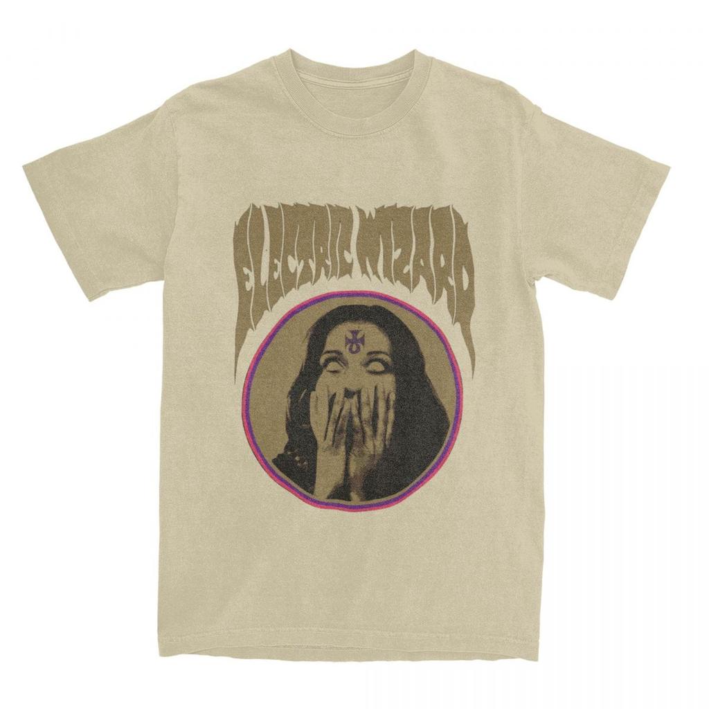 Funny Electric Wizard T-Shirts Men Women's Cotton Stoner Doom Metal Band Tees Shirt New Arrival Clothes