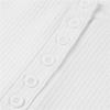 Spring Autumn Women Knit Skinny Casual Crop Tops Femme Vintage Front Buttons Slim Fit Pullover Chic T shirt