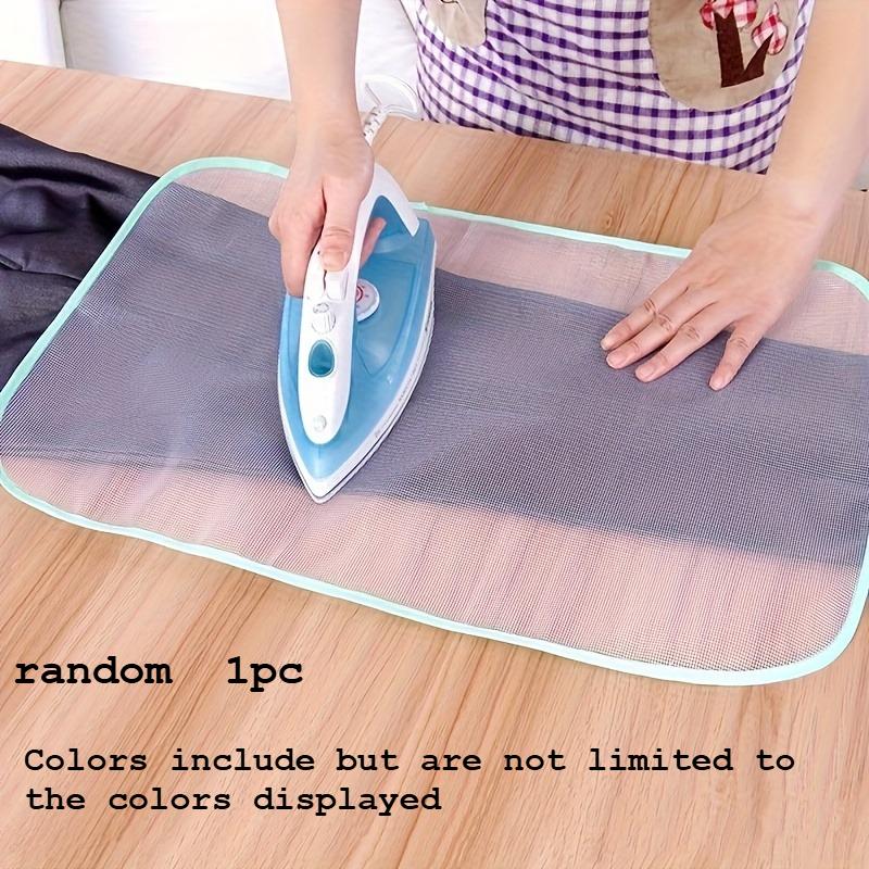 

5 шт. / 1 шт. Термостойкий коврик для глажки с полиэстеровой сеткой, Моющийся, Практичные крючки для удобного хранения, Прочная гладильная доска