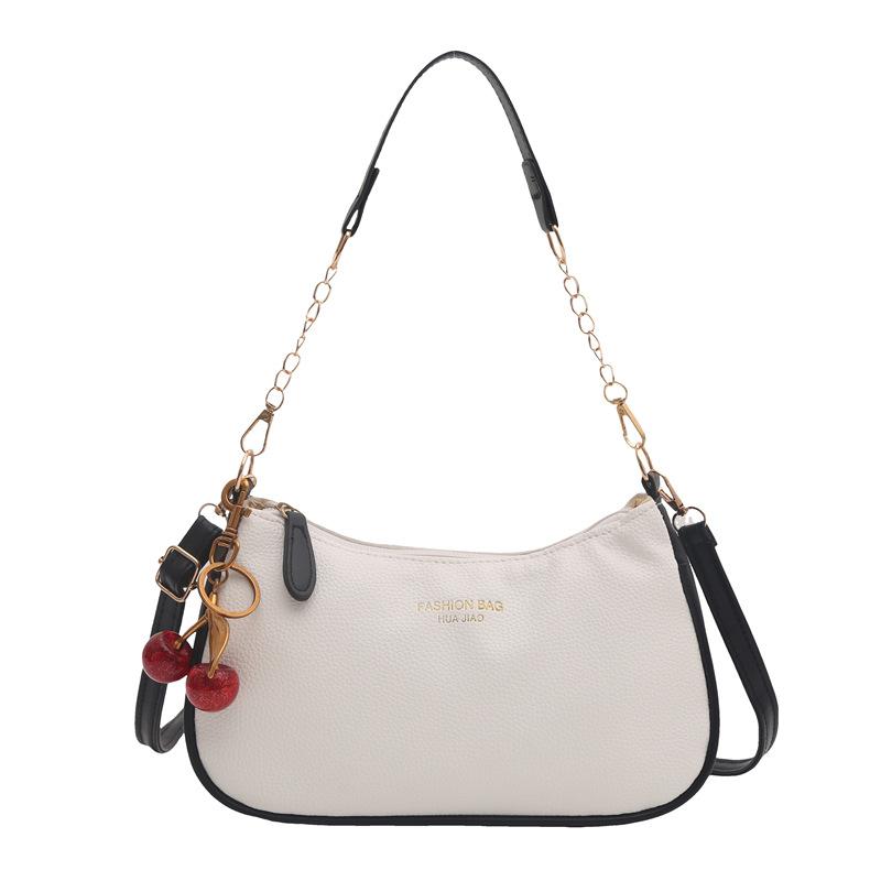 Hot-selling Retro Bag 2025 New High-end Solid Color Underarm Bag Large-capacity Commuter Messenger Women's Bag