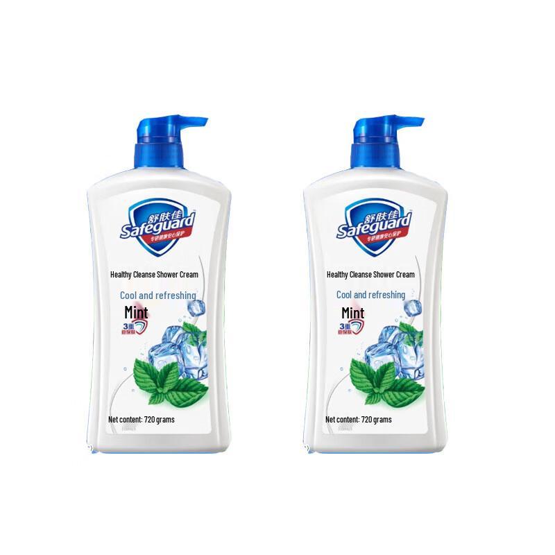 Safeguard Health Clean & Care Mint Scent Shower Gel