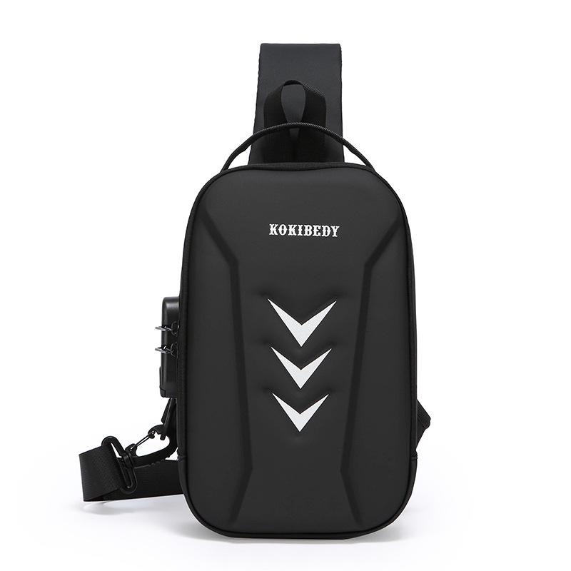 Men's Anti-theft Chest Bag with Buckle - Trendy Crossbody for Outdoor Sports & Cycling