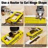Hinge And Door Lock Hole Locator Installation Kit Woodworking Drilling Guide Tool