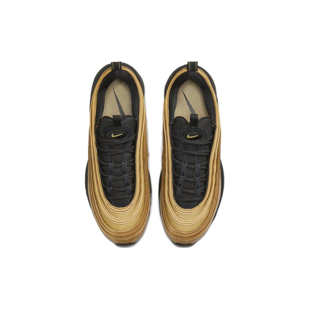 Nike Air Max 97 Wheat Gold Women Sneakers Black Metallic-Gold DX0137-700