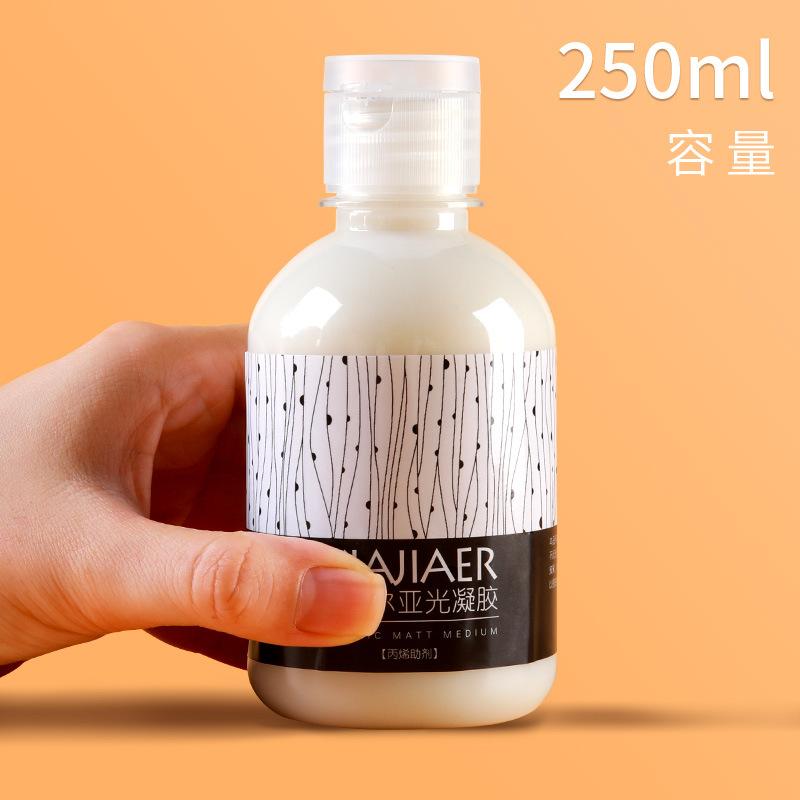 Acrylic Paint Medium & Thinner 250ml, White Mixing Fluid for Dilution & Blending