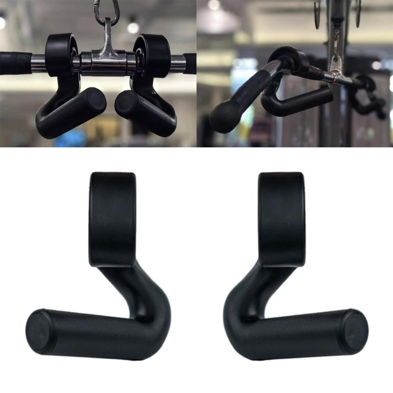 Fitness Hook Handle Grip Pulls Up Resistance Band Handle for Strength Training