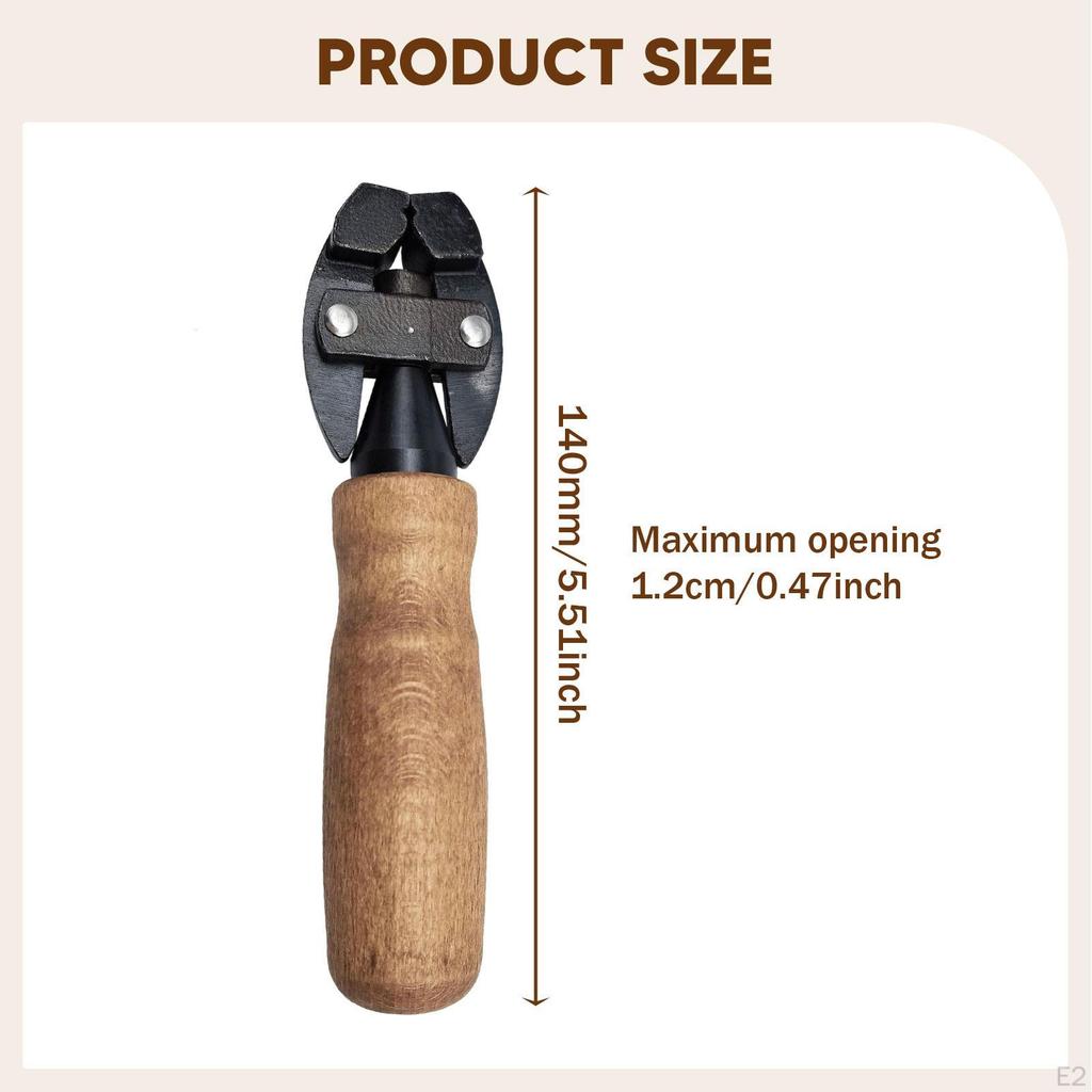 Hand Vise Held Non Slip Metal Forming Tool Clamping Pliers Wire Drawtong Adjustable for