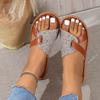 Fashion Women Slippers Outside Casual Beach Shoes Summer New Fashion Flat Sandals Walking Rome Lightweight Slippers Women Slides Women
