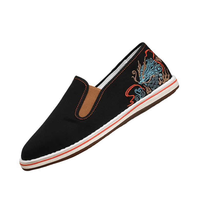 Laomeihua Kylin Embroidered Men s Cloth Casual Shoes 40