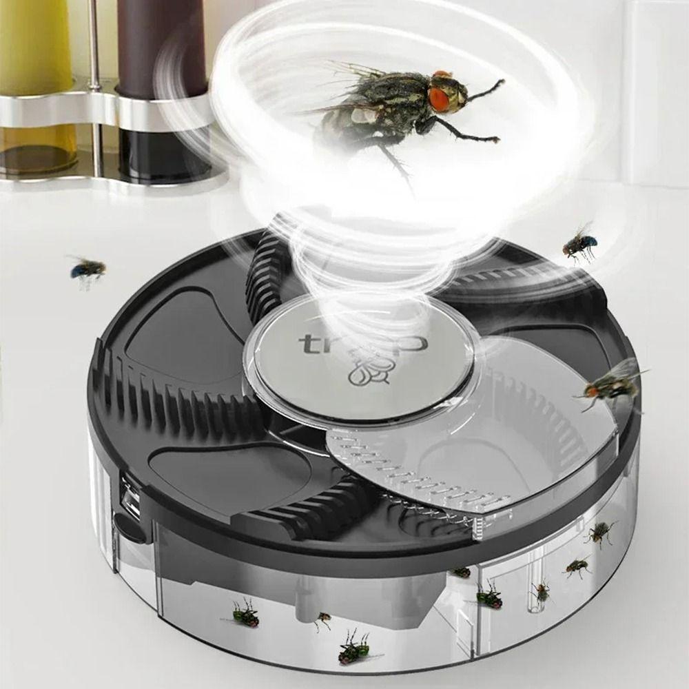 Portable Automatic Fly Traps Non-Toxic Electric Flies Killer Fly Trap Device  Summer