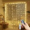 Xiaomi USB Curtain Lights - 8 Lighting Modes LED Fairy String Light for Christmas Halloween New Year Wedding Party Home Garden Decor