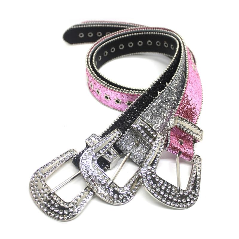 Curea de talie cu strasuri pentru rochie Curea de talie cu catarama ajustabila Cu paiete pline stralucitoare Centura lata de talie pentru dama Curea de fusta