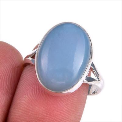 Natural Owyhee Opal Gemstone 925 Solid Sterling Silver Jewelry Ring Size 9 e4J65