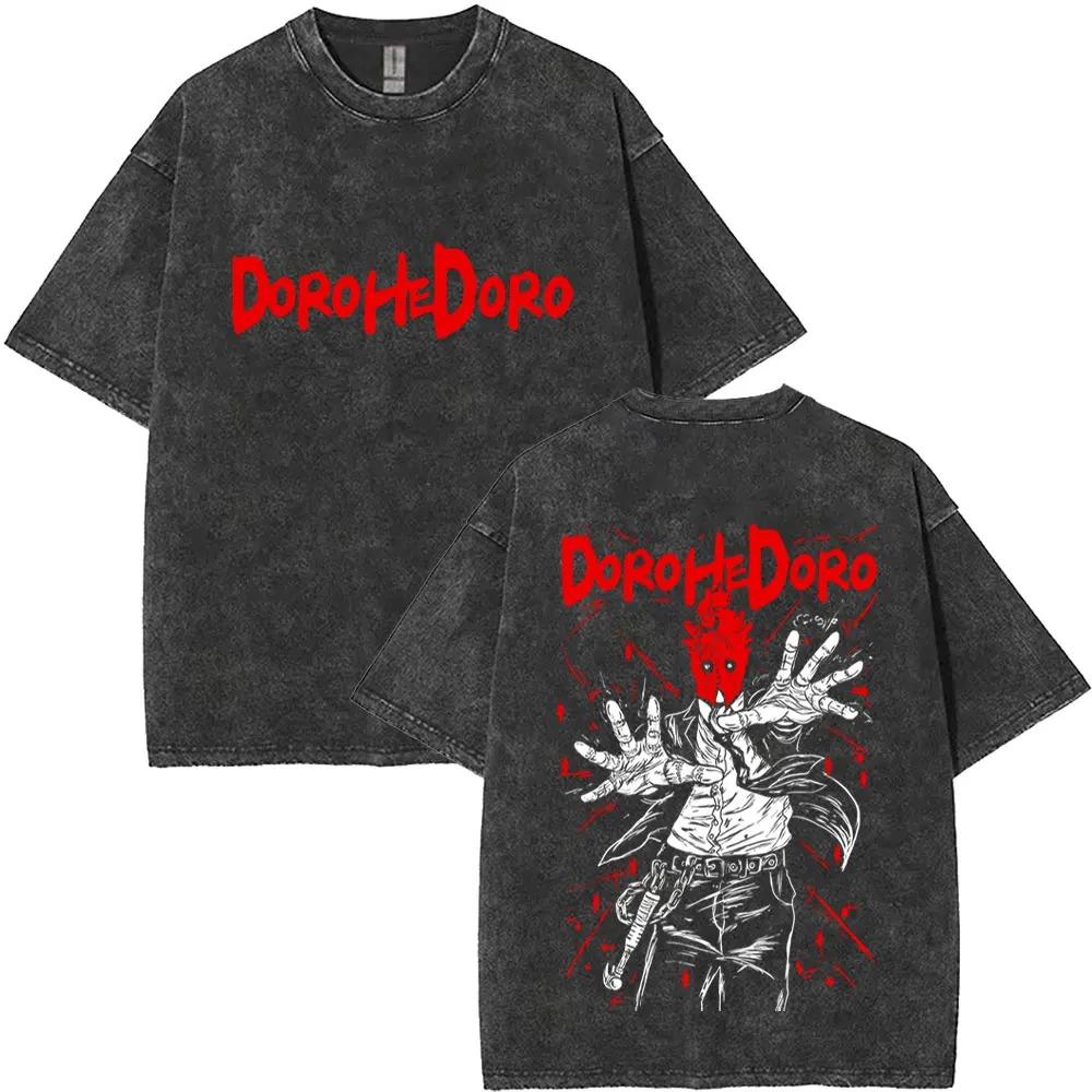 Anime Dorohedoro Kaiman Graphic Print TShirt Men Women Cotton Gothic Streetwear Hip Hop Fashion Summer Casual Oversized New Tee